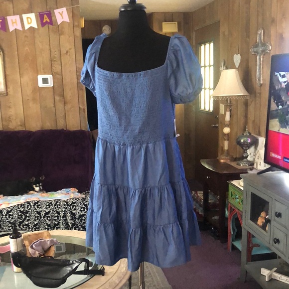 NWT Harper & Ivy Blue Dress size XXL - Picture 1 of 10